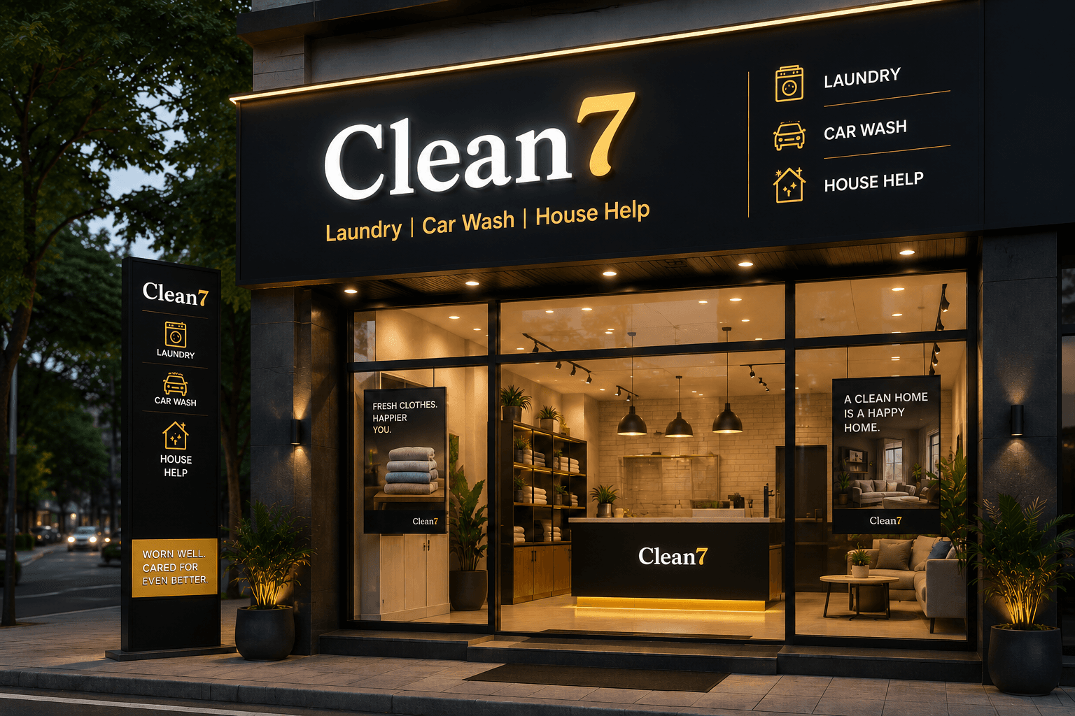 Clean7 Franchise Storefront